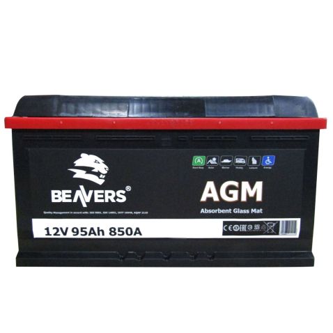 Аккумулятор залитый AGM 850А (350х175х190, 595 02)