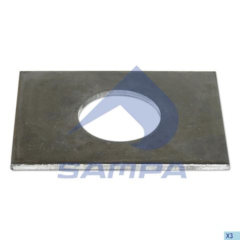 Spring support plate