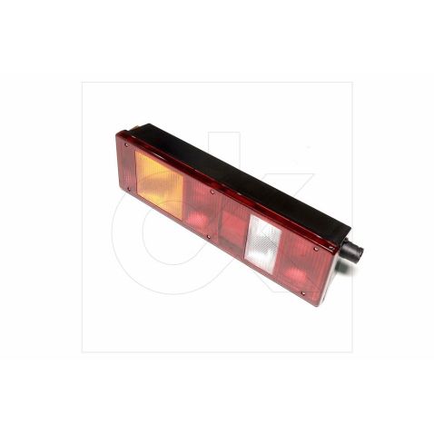 Right rear lamp 24V with side dimensions. lantern